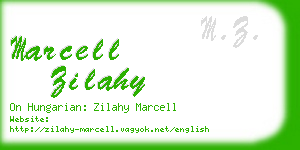 marcell zilahy business card